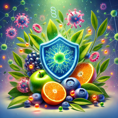 Representación de los Antioxidantes y Protección Celular para la Mujer